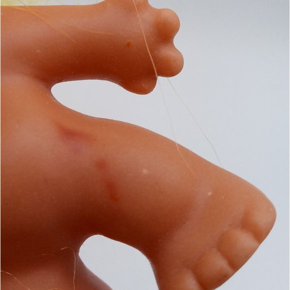 Vintage Troll Doll Uneeda Yellow Hair Collectible AS IS Toy Figurine Figure - Picture 5 of 15